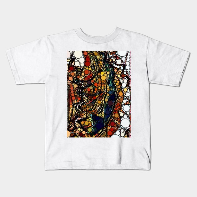 Cubist Bubble Art Kids T-Shirt by Dturner29